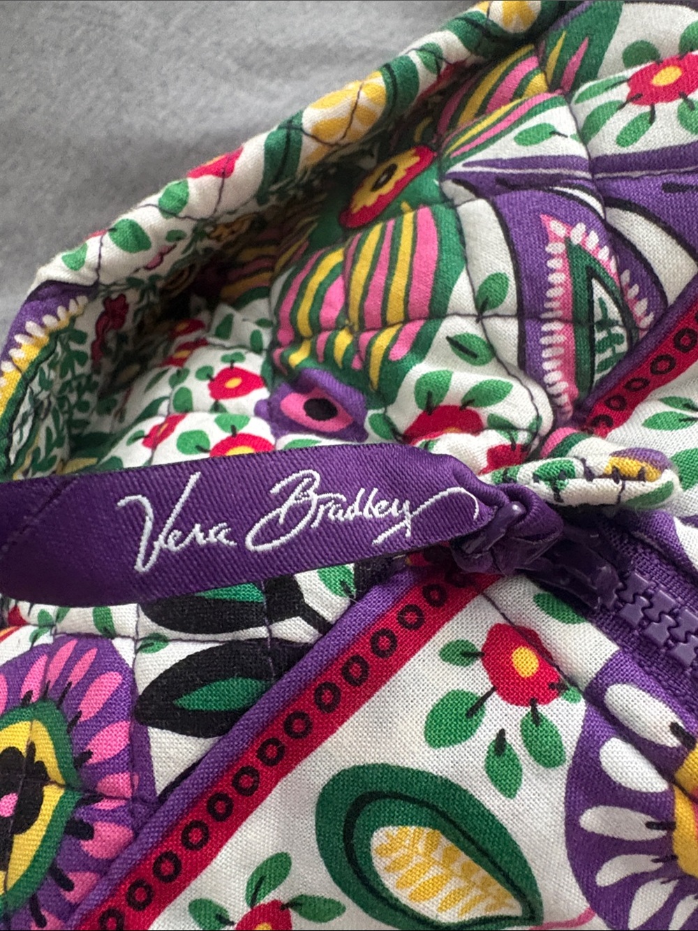 EUC Vera Bradley Viva La Vera Multicolor Floral XL Duffel Bag - Picture 2 of 5